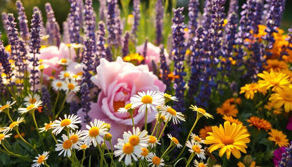 flowers that pair with chamomile
