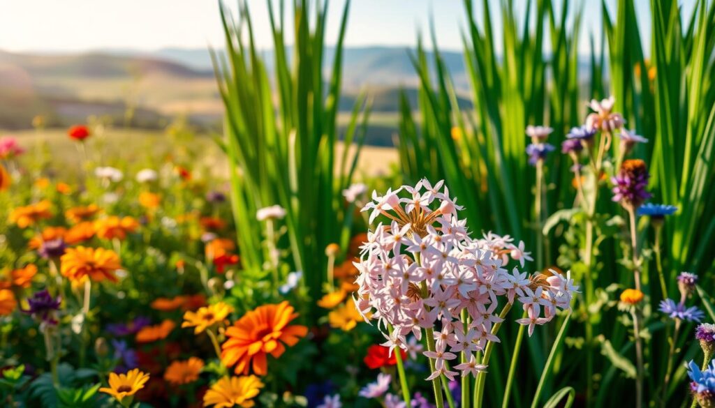 flowers that support garlic