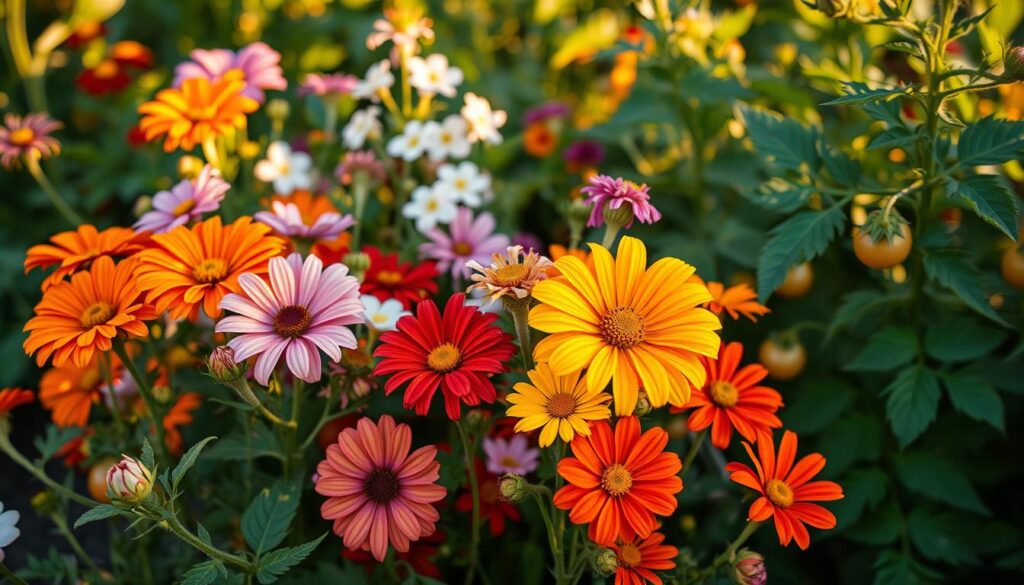 flowers that thrive with tomatoes