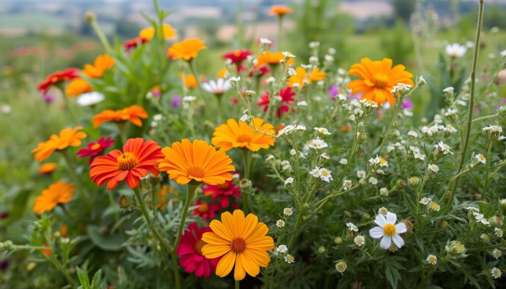 flowers with oregano