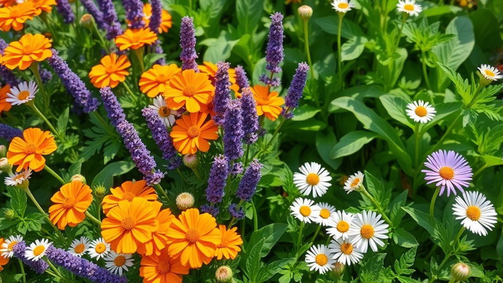flowers attracting beneficial insects