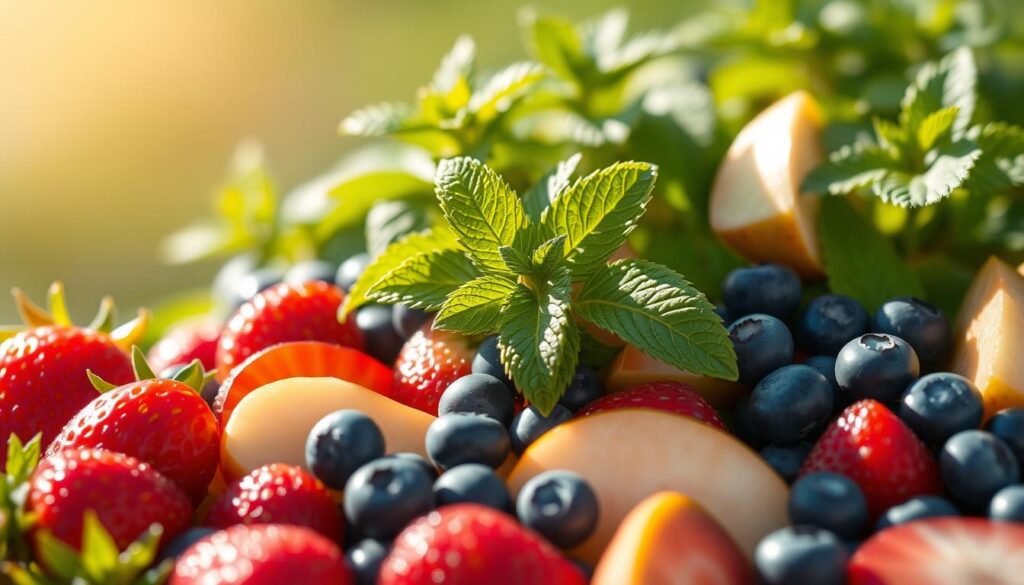fruits that pair well with mint