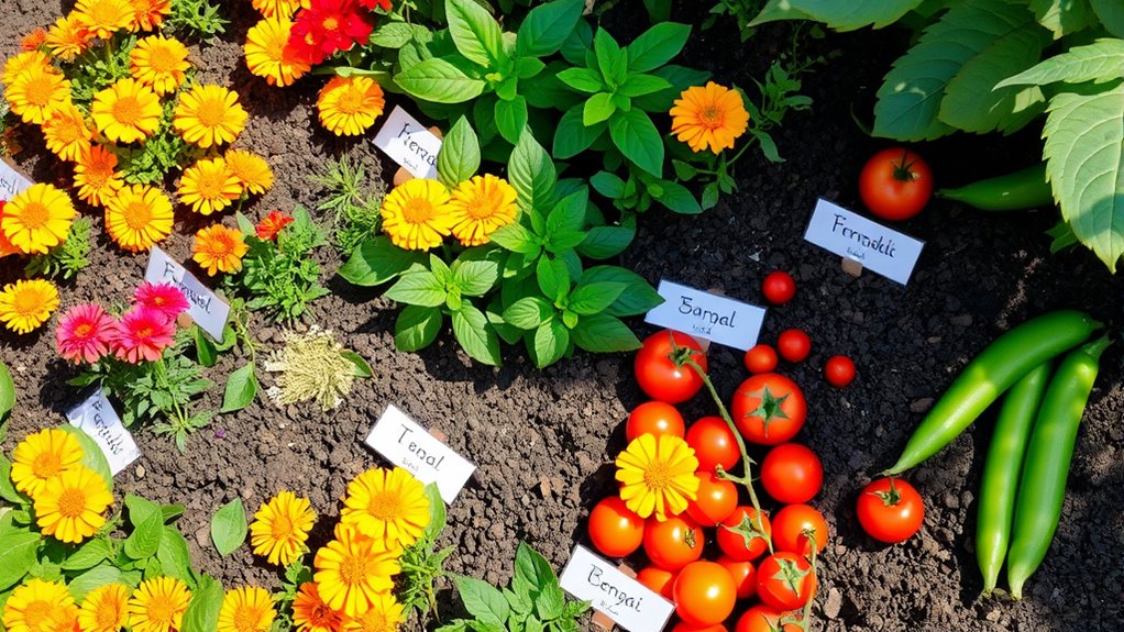 garden harmony through plant pairing