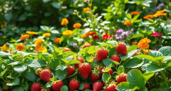 good companion plants for strawberries