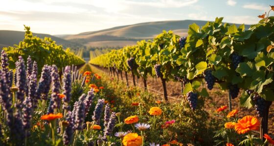 grape companion plants