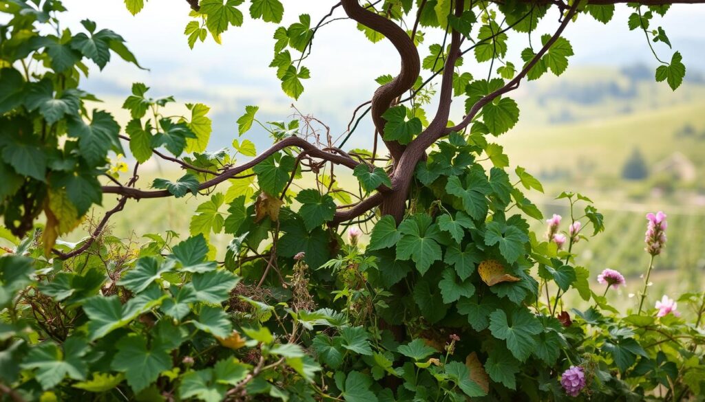 grapevine companion planting