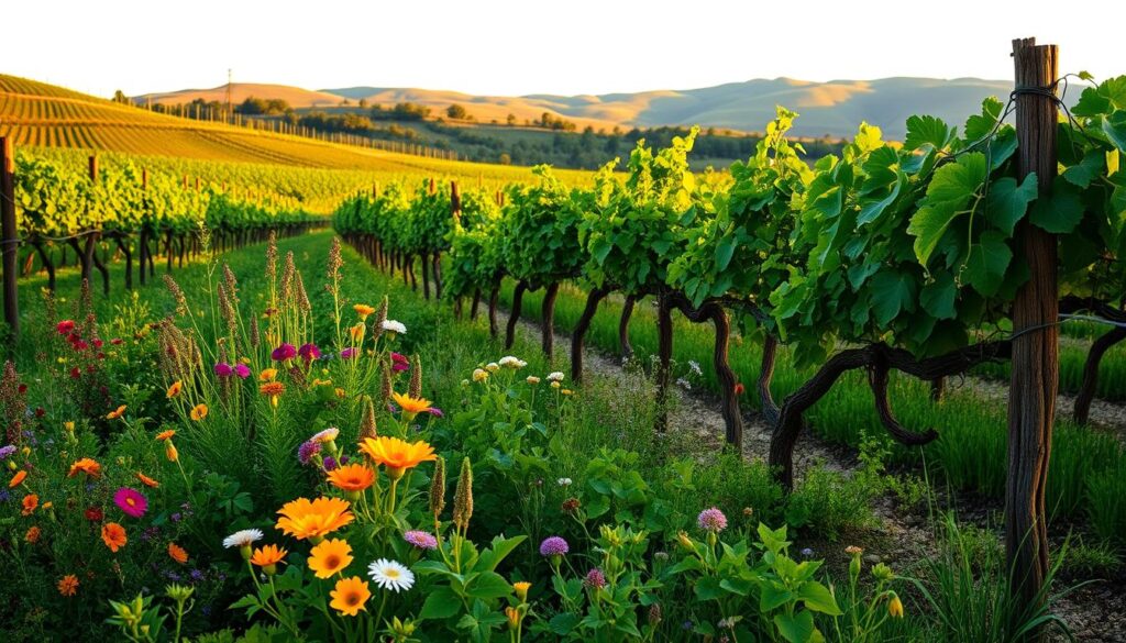 grapevine companion planting