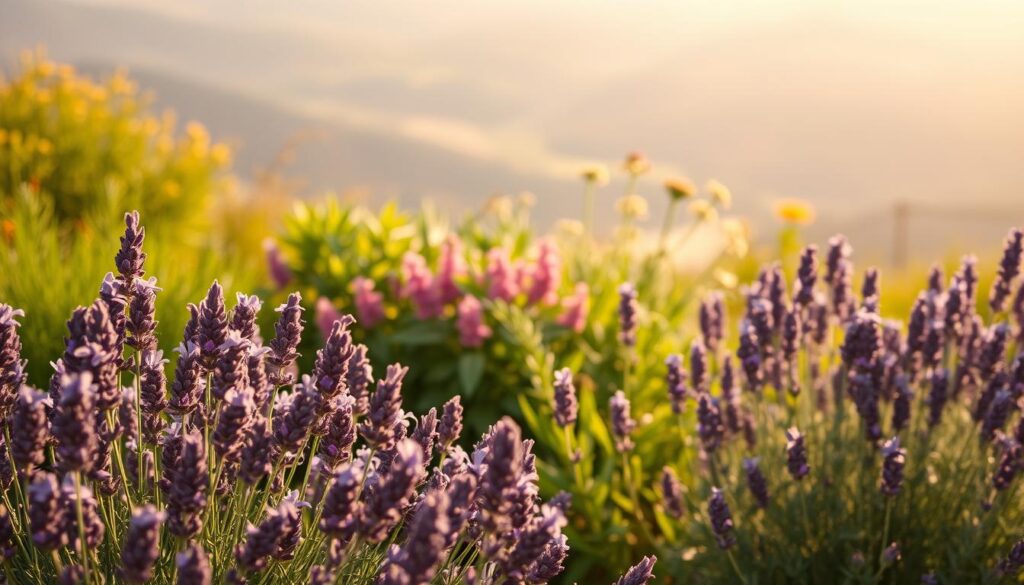 growing plants with lavender