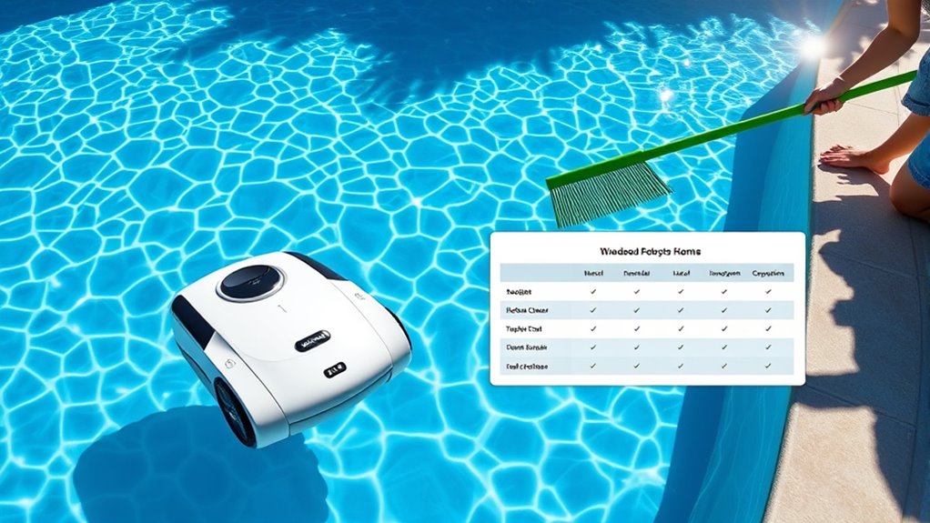 hands on pool cleaning techniques