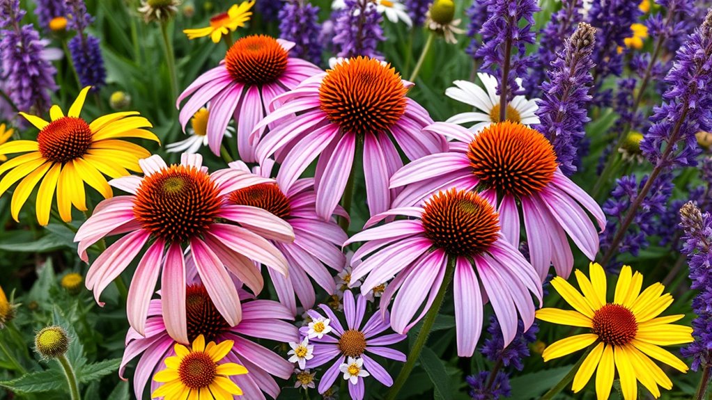 harmonious vibrant cohesive garden