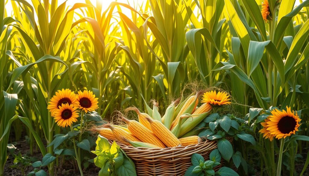 harvesting corn companions