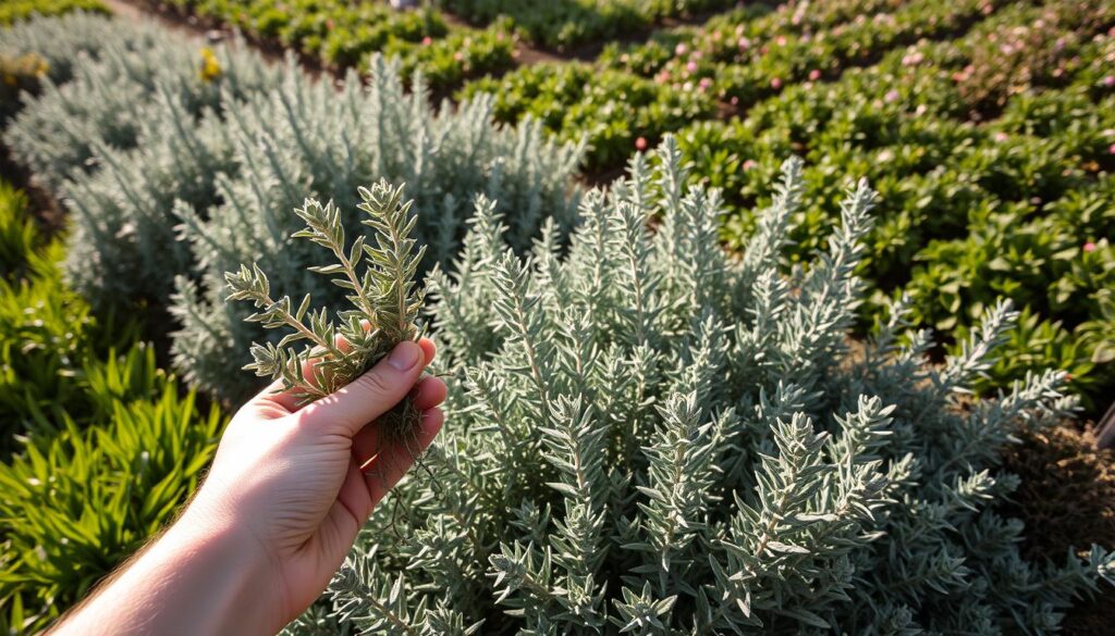 harvesting sage