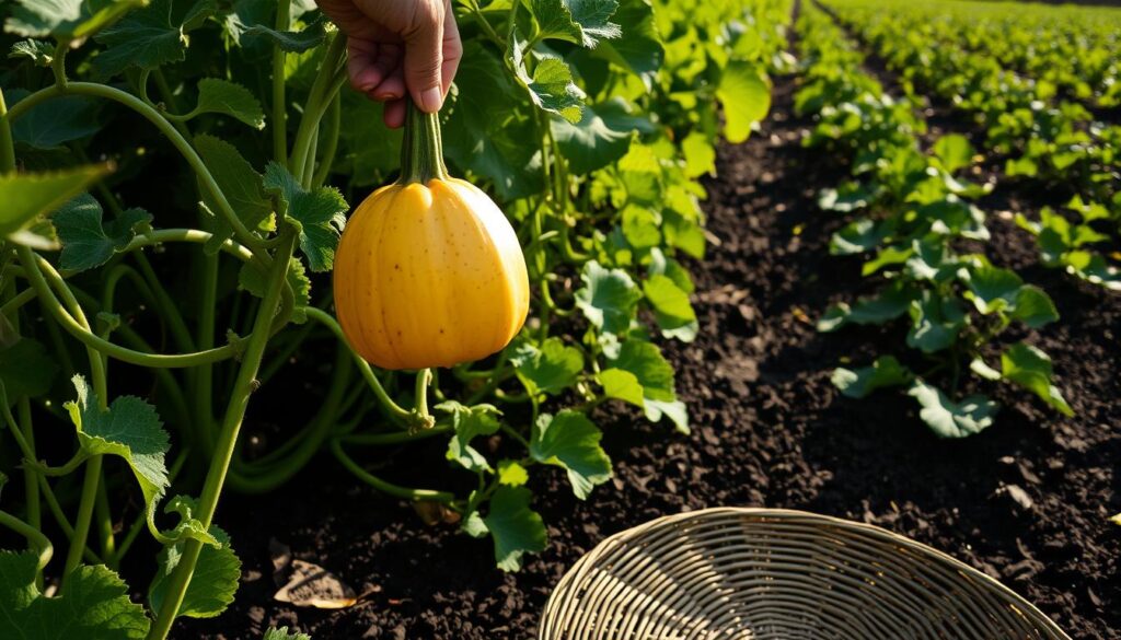 harvesting squash techniques