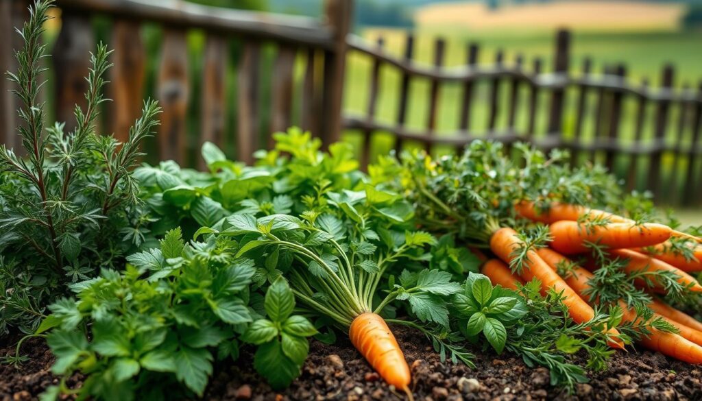 herbs for carrot companion planting
