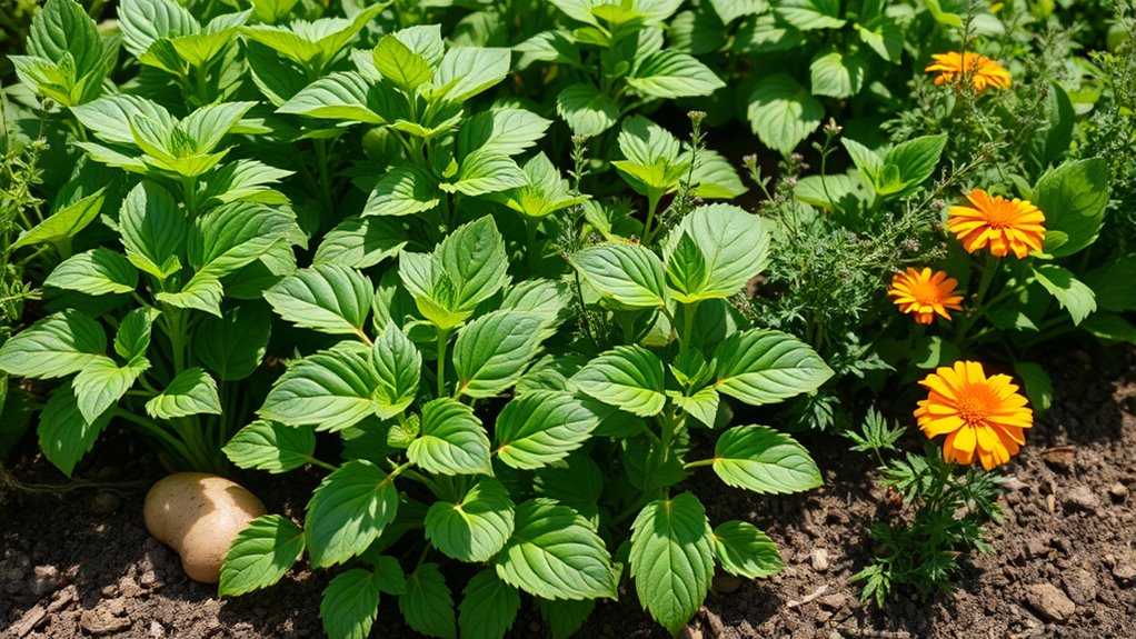 herbs enhance growth deter pests