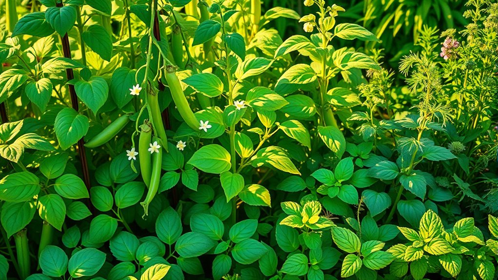 herbs enhance pea health