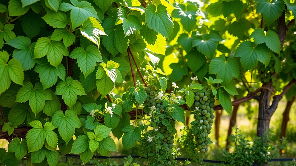 herbs repel vineyard pests