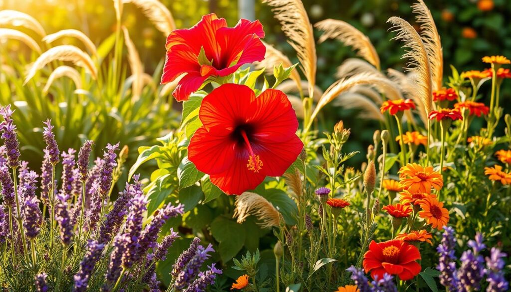 hibiscus companion planting