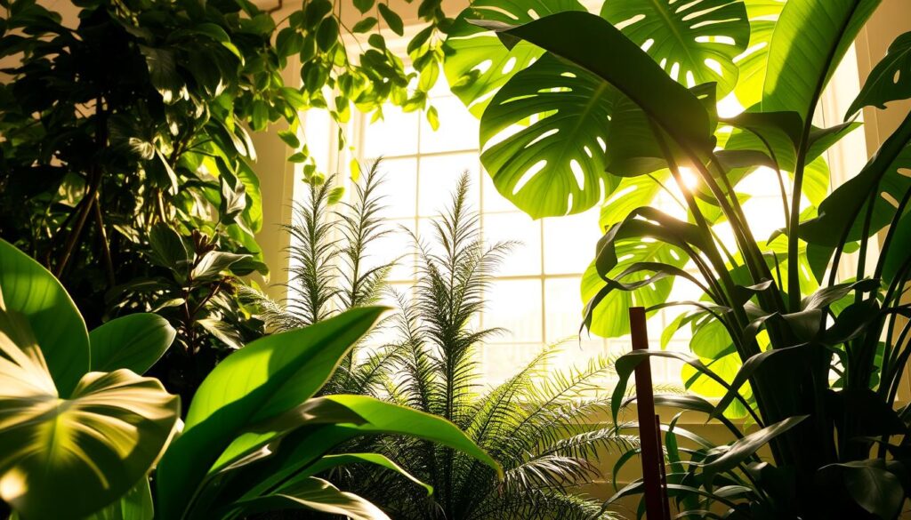 high-humidity companion plants