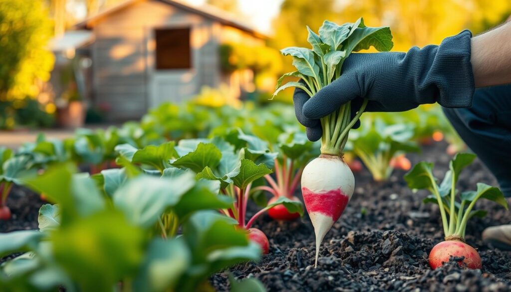 how to harvest radishes