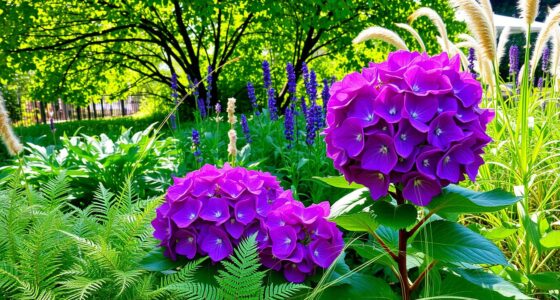 hydrangea companion plants