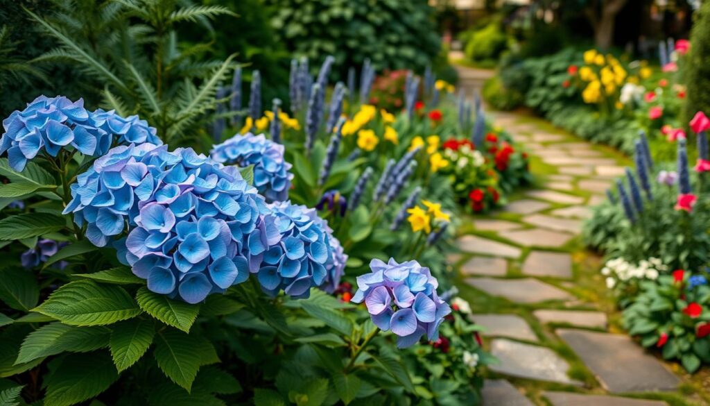 hydrangea companion plants compatibility
