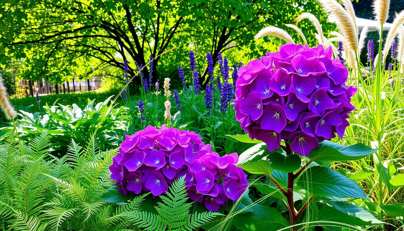 hydrangea companion plants