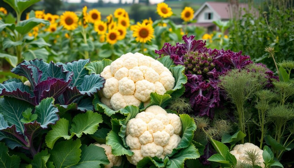 ideal cauliflower companion plants