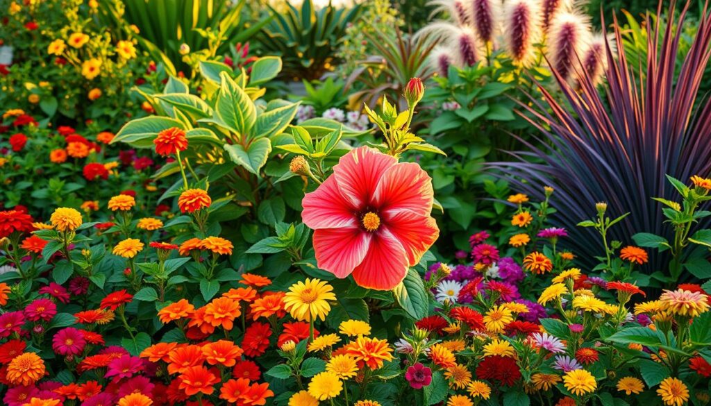 ideal companion plants for hibiscus