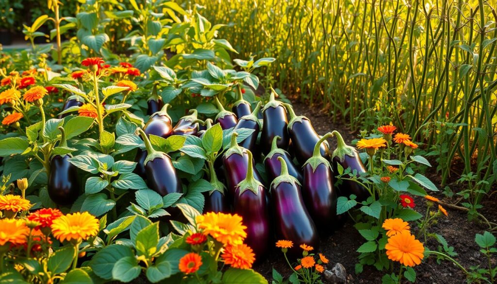 ideal companions for eggplant