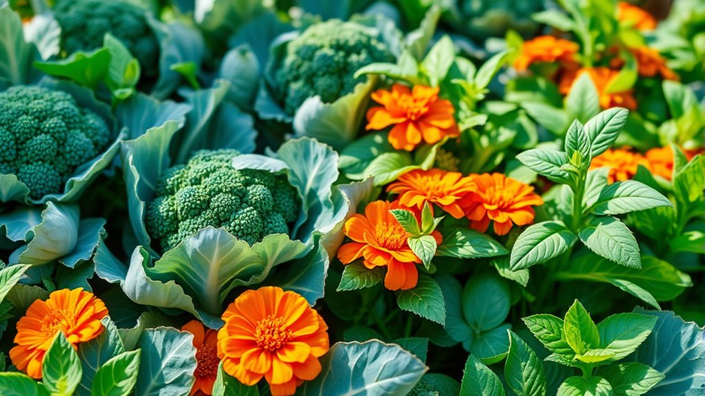 ideal broccoli companion plants