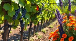 ideal grape companion plants
