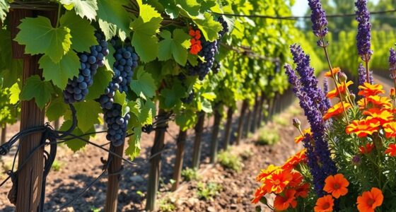 ideal grape companion plants