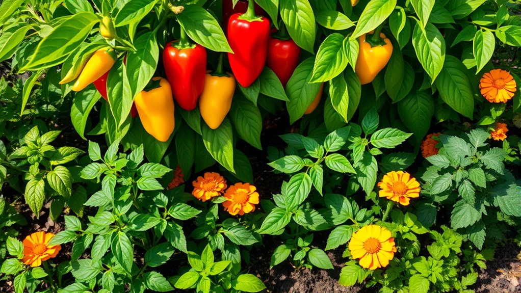 ideal pepper companion plants