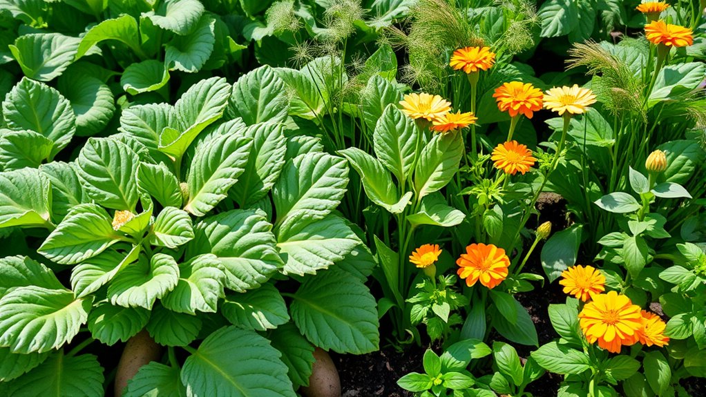 ideal potato companion plants