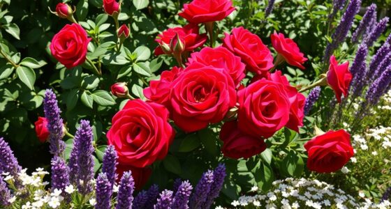ideal rose companion plants