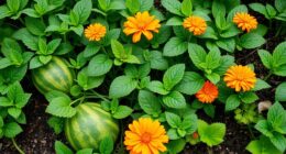ideal watermelon companion plants