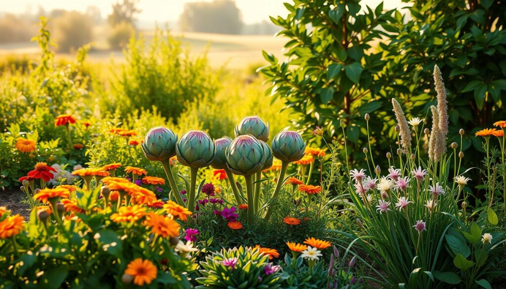 incorporating artichoke companions