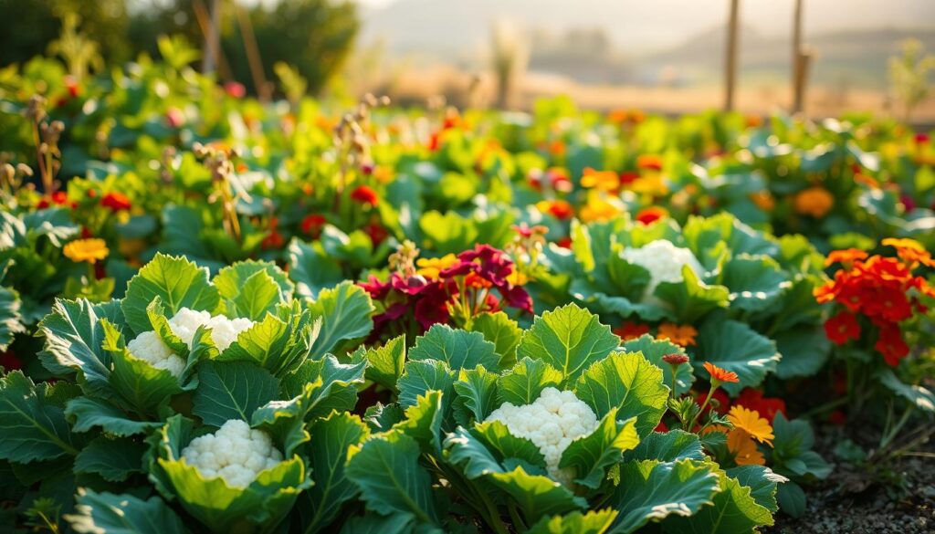 intercropping and companion plants for cauliflower