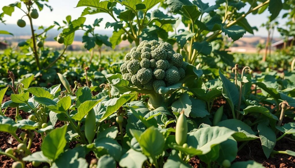 legumes that benefit broccoli