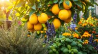 lemon tree companion plants