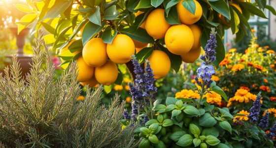 lemon tree companion plants