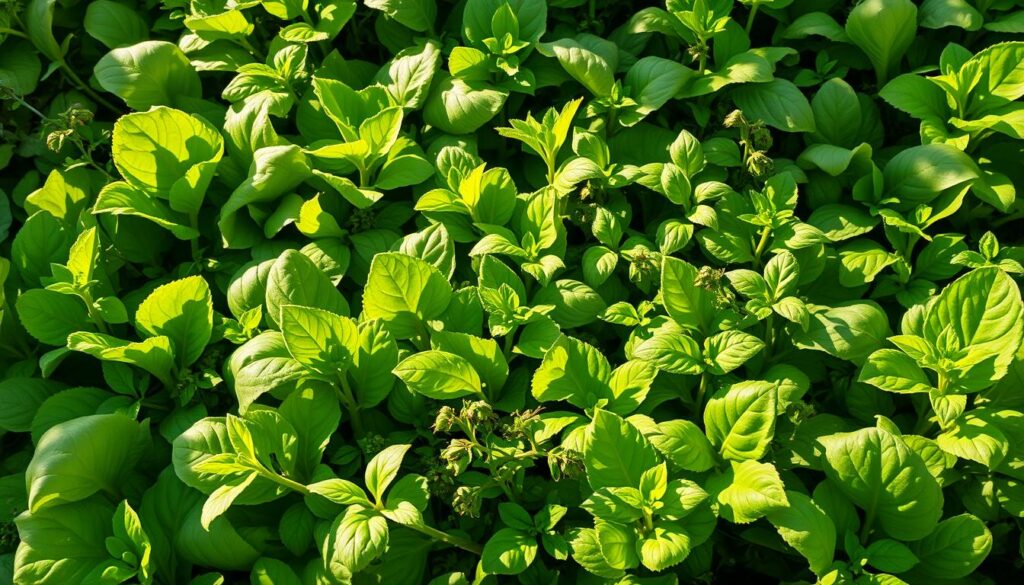 lettuce and basil mix