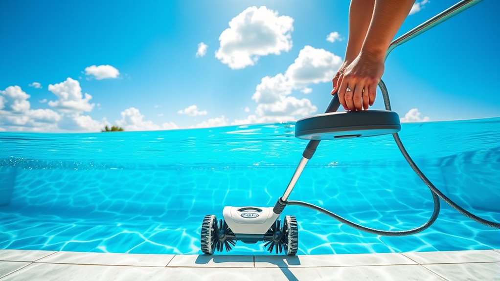 maintain proper pool water levels