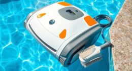 maintain robotic pool cleaner