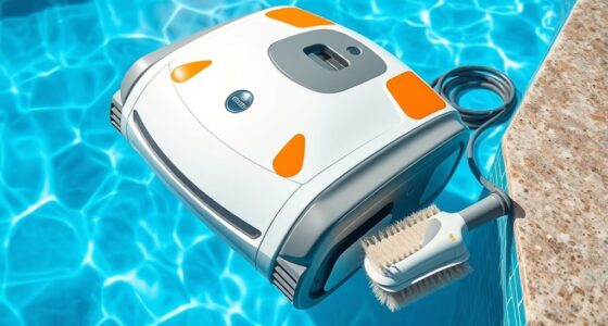 maintain robotic pool cleaner