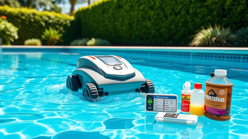 maintain water chemistry balance