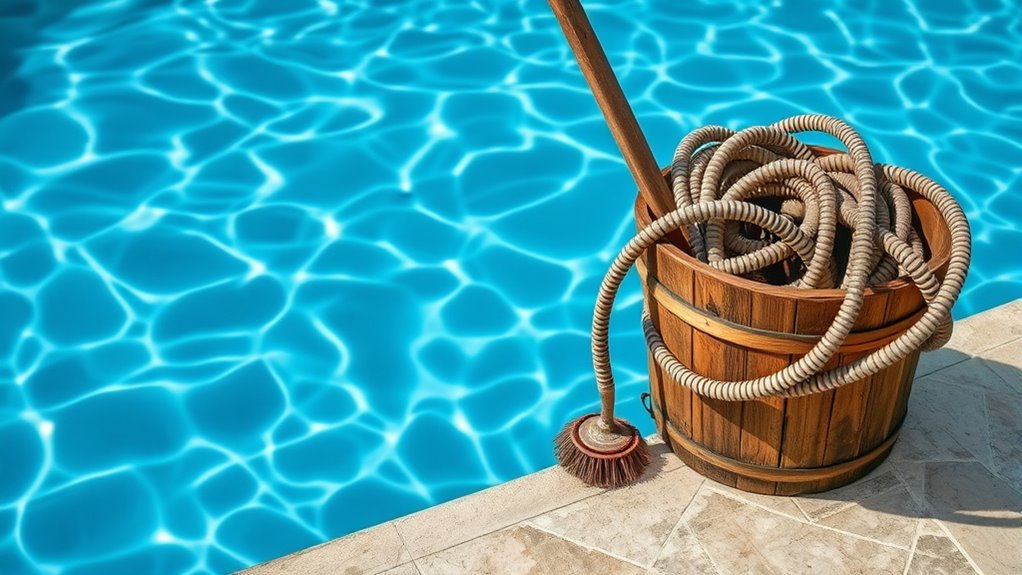 manual and mechanical pool cleaning