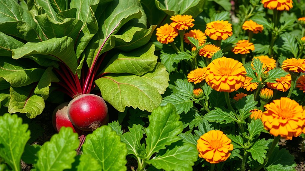 marigolds naturally repel pests