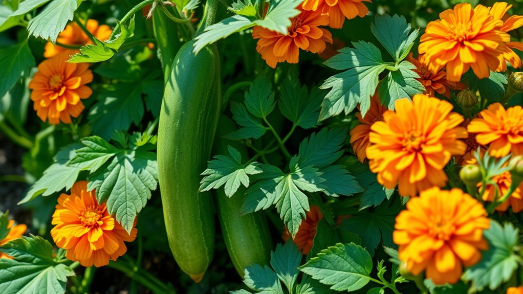 marigolds protect and nourish